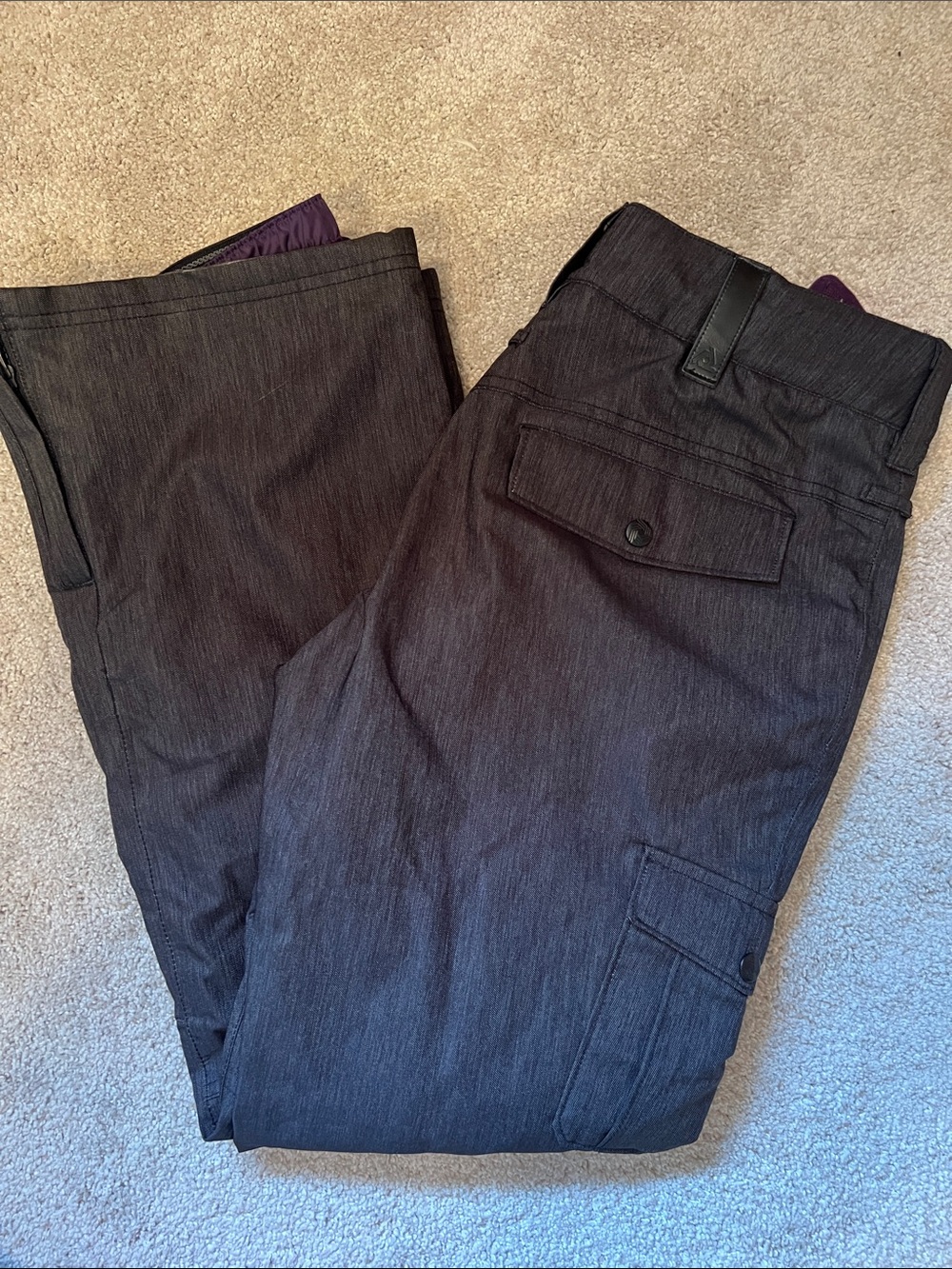 Aperture Women's Dark Charcoal Straight Leg Snow Pants